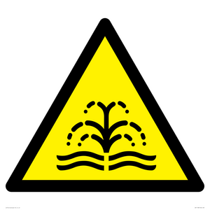 W516 Warning: fountain/water plume